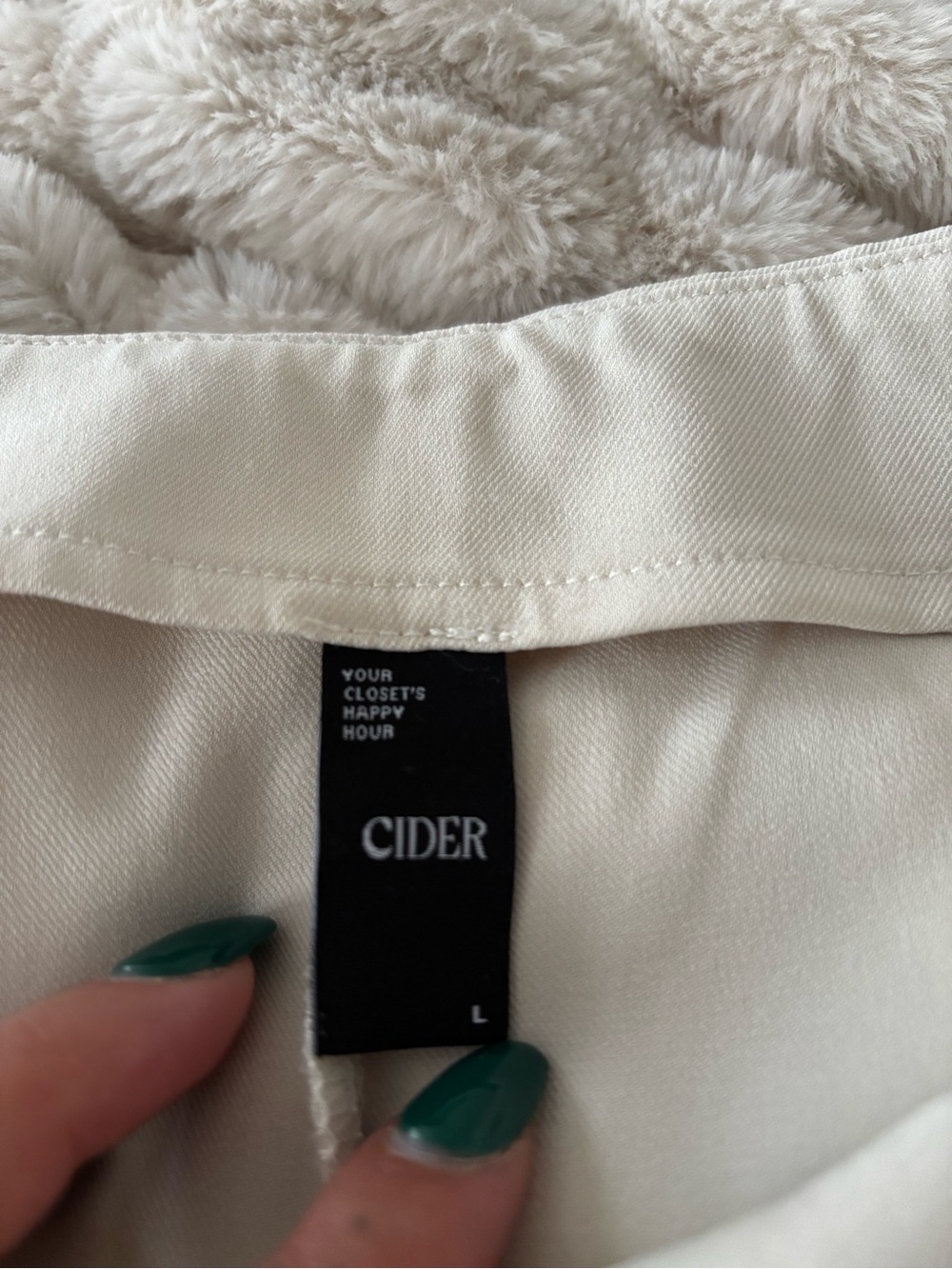 CIDER Cream Maxi Skirt - Picture 3 of 3